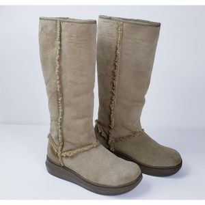 ROCKET DOG Suede Leather Fleece Lined Winter Boots